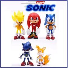 Smart Toys Kirpi Sonic Oyuncak Tails-Knuckles-Super Sonıc-Metal Sonıc-Sonic 5'li Figür Karakter Oyuncak Seti