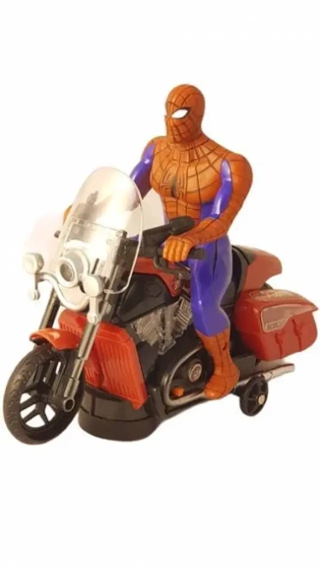Kardelen Spiderman Pilli Işıklı Motorlu Örümcek Adam