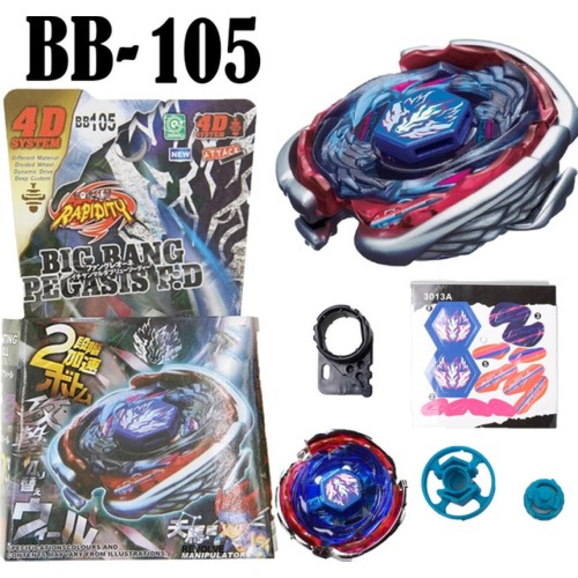 Efotech Rapidity  Beyblade BB-105 Metal Fusion 4d System Big Bang Pegasis (Fırlatıcısız) - BB105WL