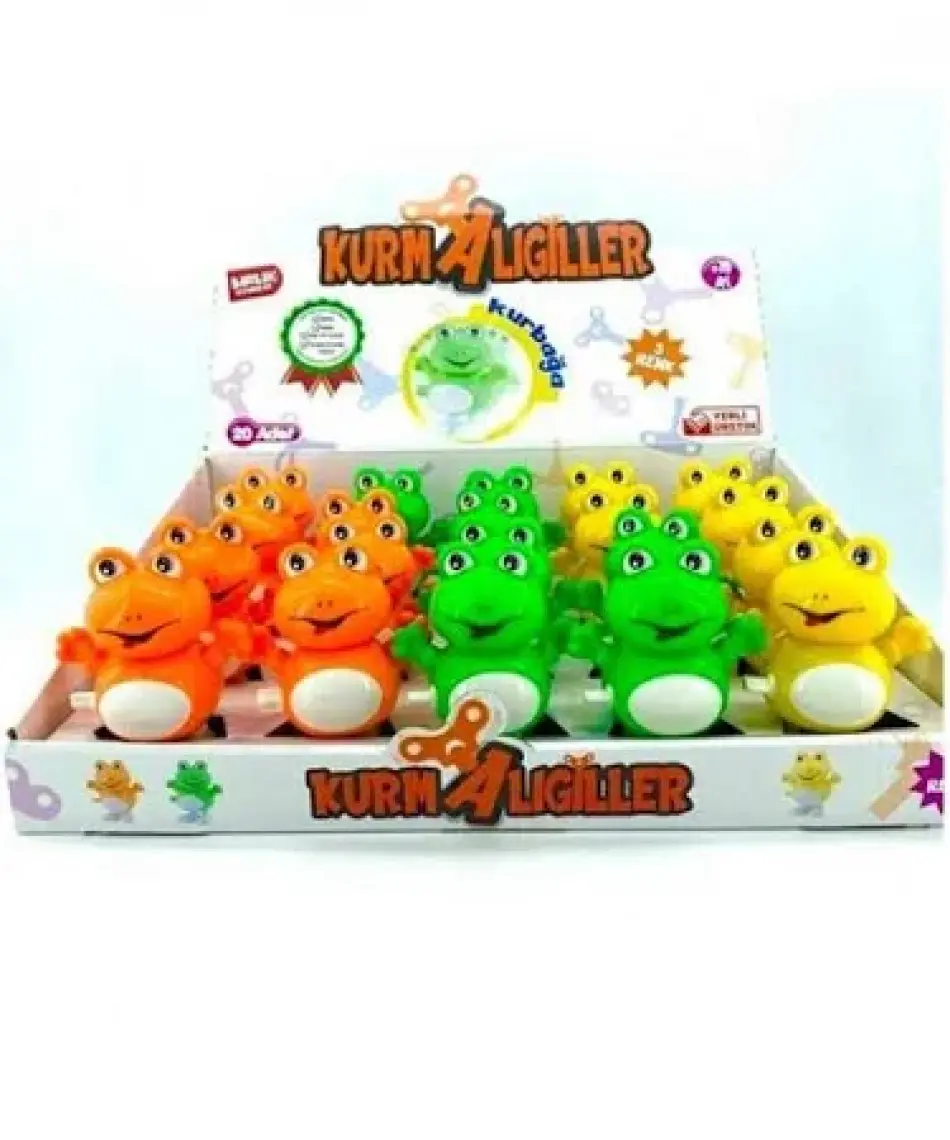 Birlik Kurmalı Zıplayan Kurbağa Yeşil Brlk 88737