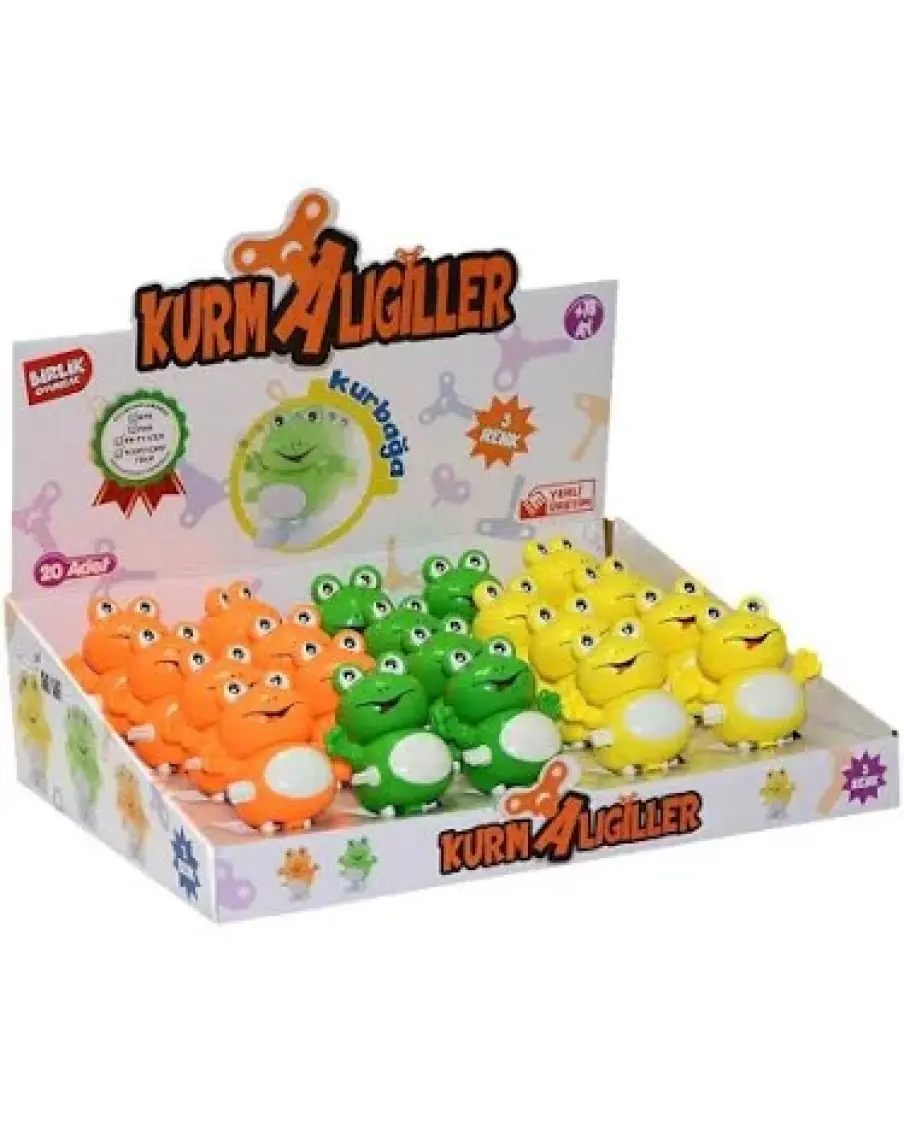 Birlik Kurmalı Zıplayan Kurbağa Yeşil Brlk 88737