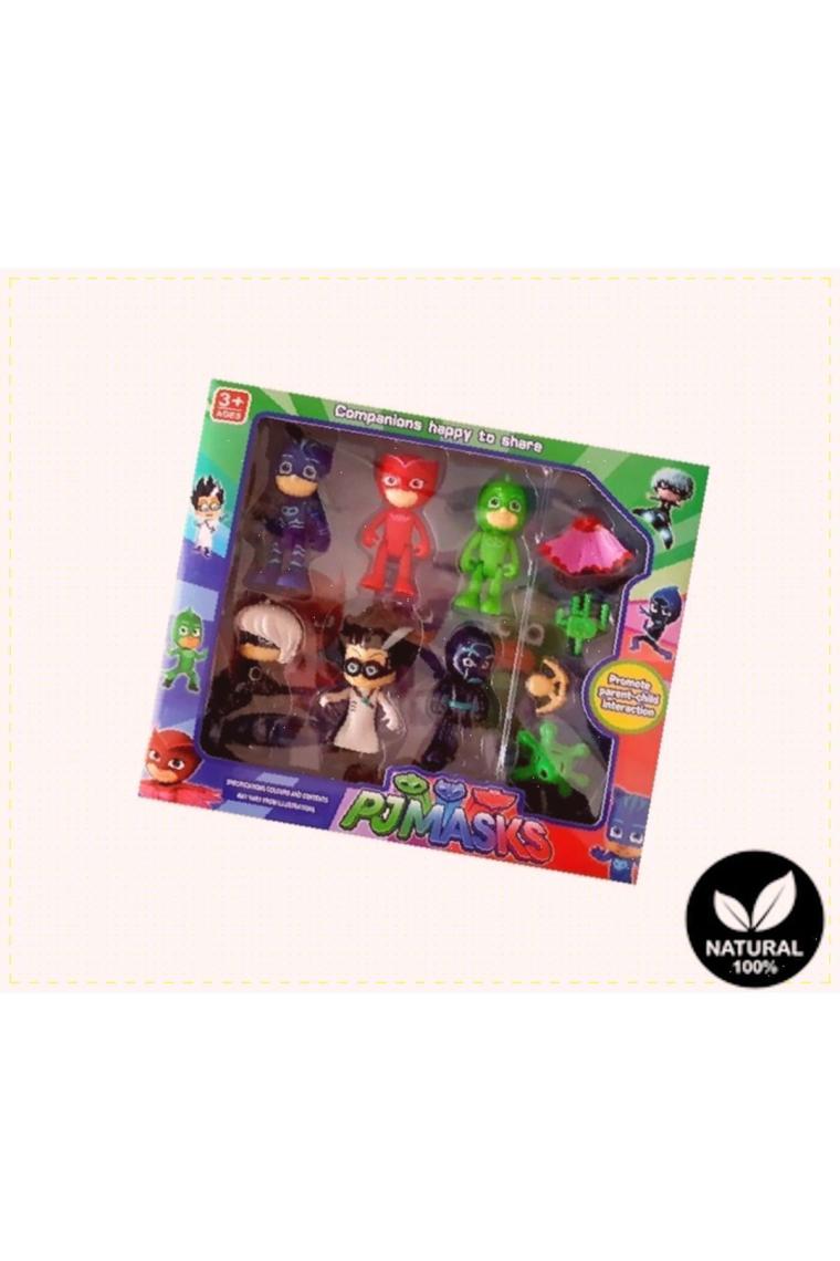Pj Masks Pj Maskeliler Pj Masks 10'lu Pijamaskeliler Figür Oyuncak Seti