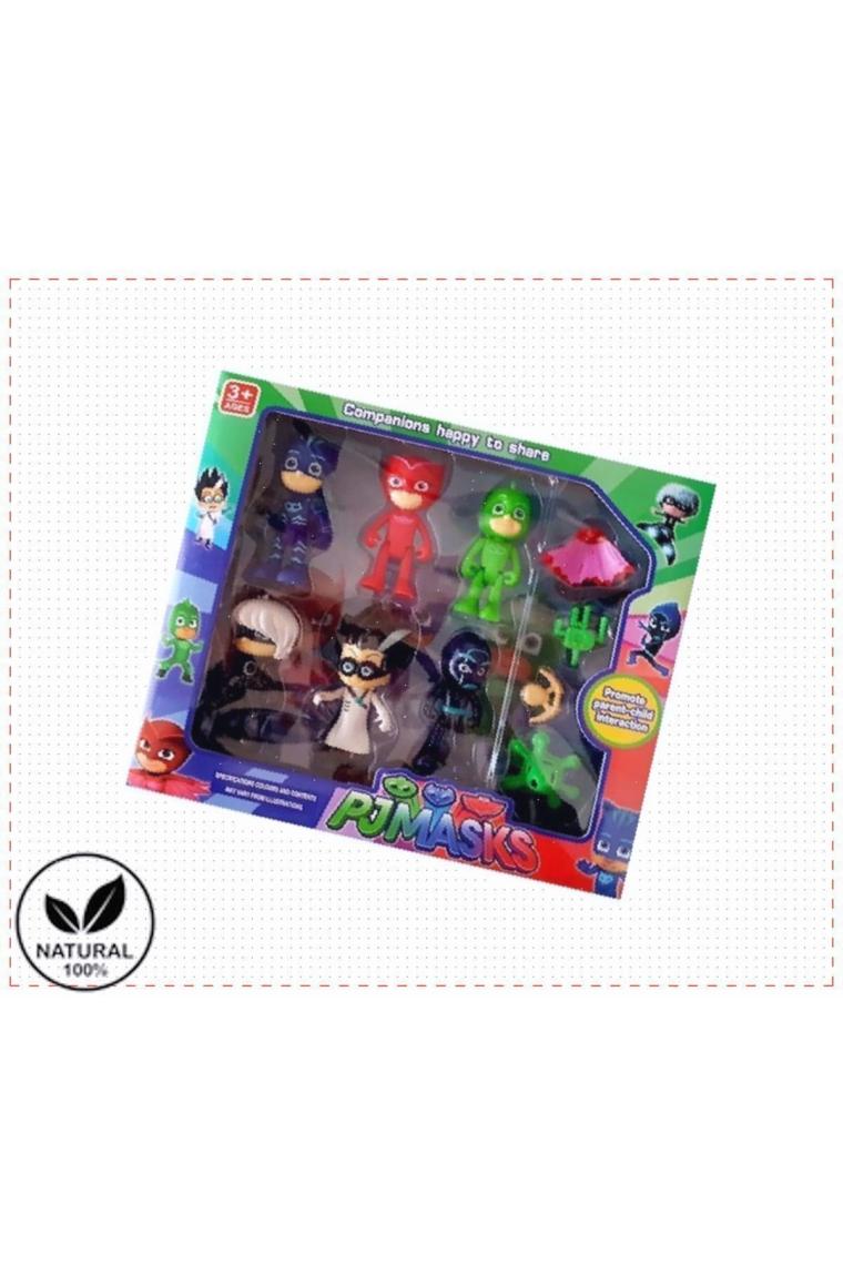 Pj Masks Pj Maskeliler Pj Masks 10'lu Pijamaskeliler Figür Oyuncak Seti