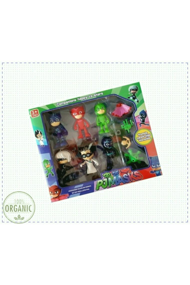 Pj Masks Pj Maskeliler Pj Masks 10'lu Pijamaskeliler Figür Oyuncak Seti