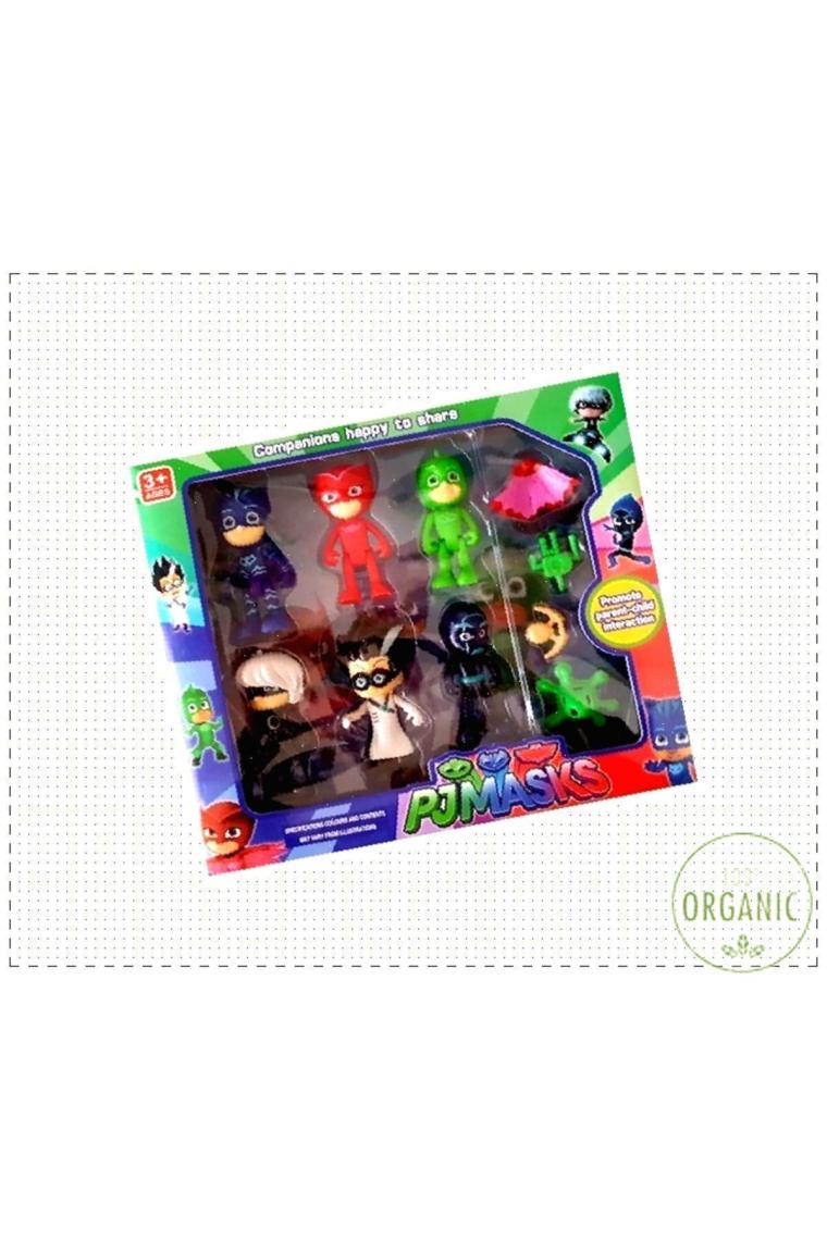 Pj Masks Pj Maskeliler Pj Masks 10'lu Pijamaskeliler Figür Oyuncak Seti