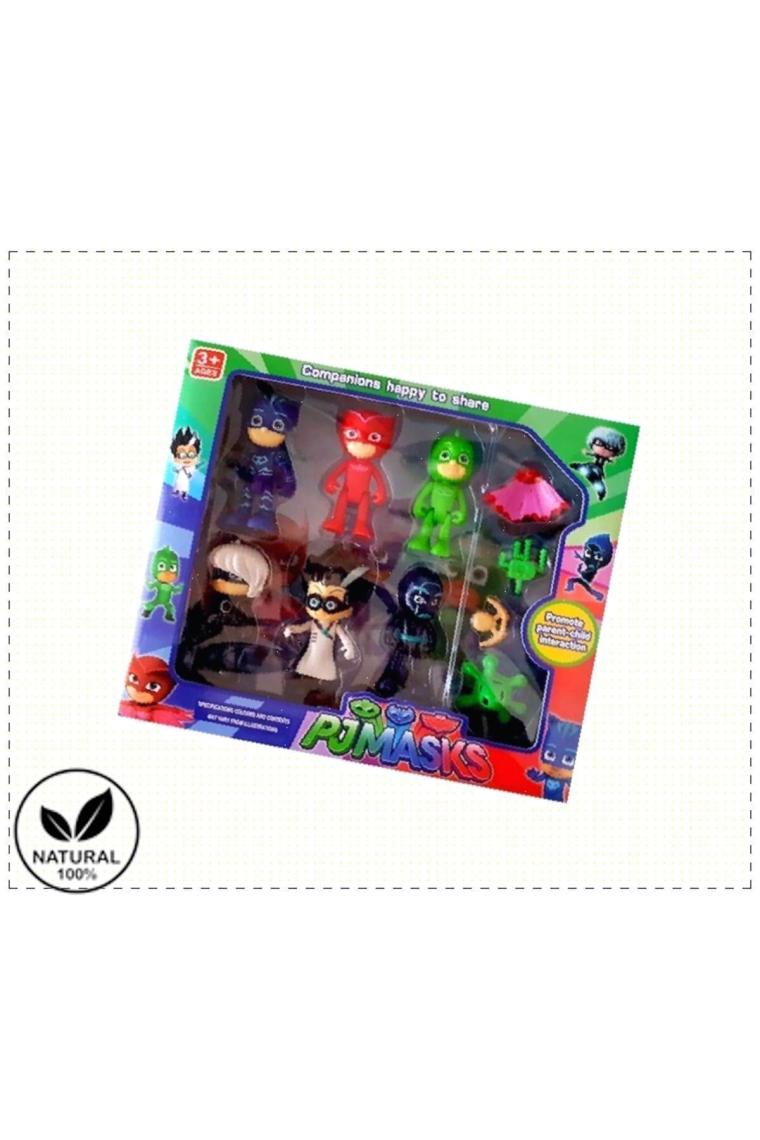 Pj Masks Pj Maskeliler Pj Masks 10'lu Pijamaskeliler Figür Oyuncak Seti