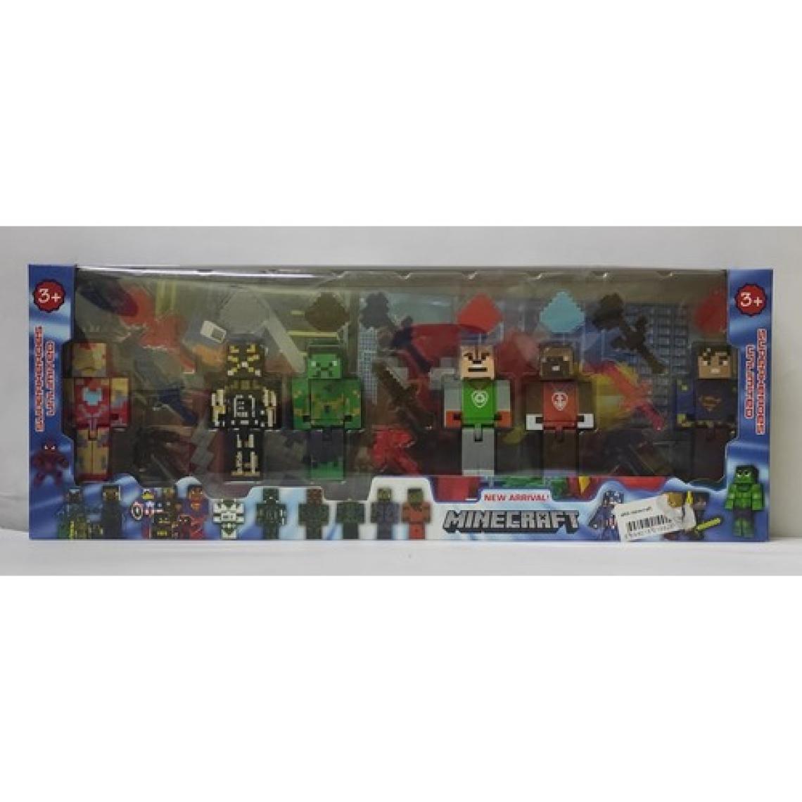 Minecraft Oyuncak Minecraft Süper Kahramanlar Karakter Figür Seti 6lı Minecraft Oyuncak
