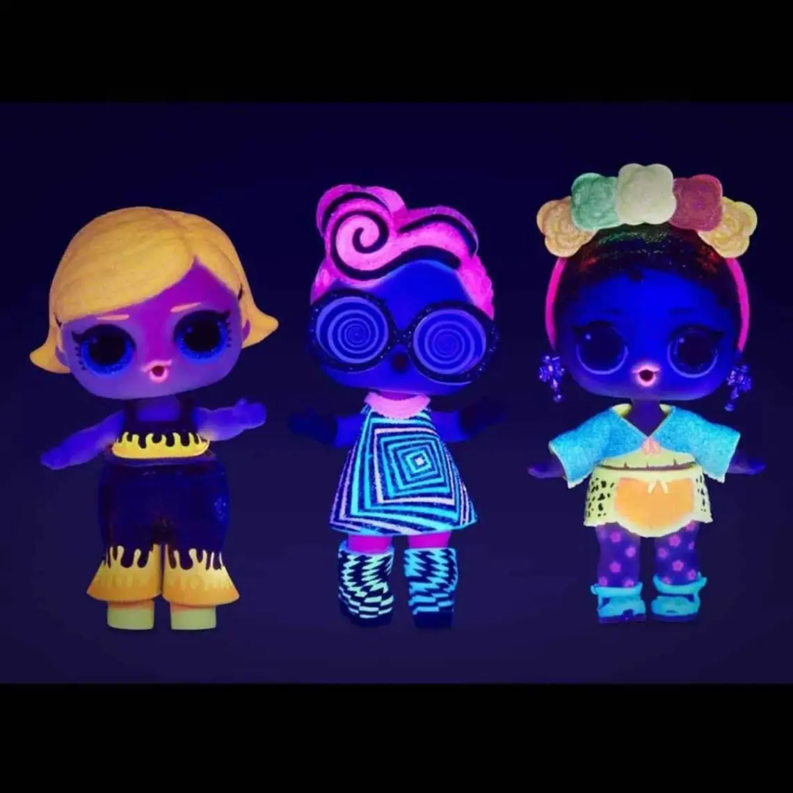 L.O.L. Surprise Simli ve Işıklı L.O.L. Neon Bebekler 8 Sürpriz Lights Glitter LLUB4000