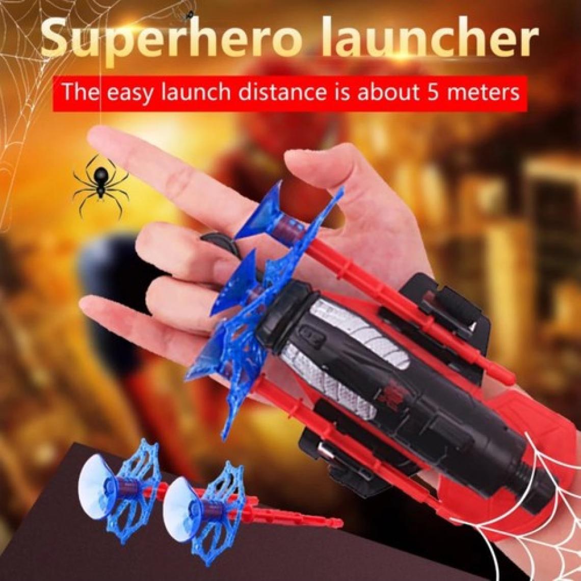 Marvel Spider-Man Ağ Atan Marvel Spider-Man Bileklik Vantuz Fırlatan Ok Atan Örümcek Adam Oyuncak Fırlatıcı Seti