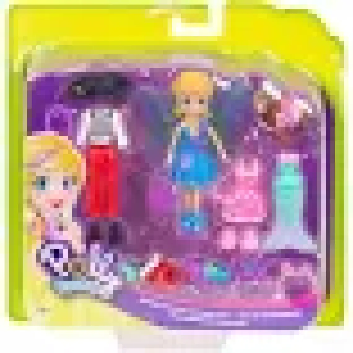 Polly Pocket ve Hayvan Dostu Kostüm Giyiyor Oyun Seti, Bebek, Evcil Hayvan ve Kostümlü Paket Gdm15