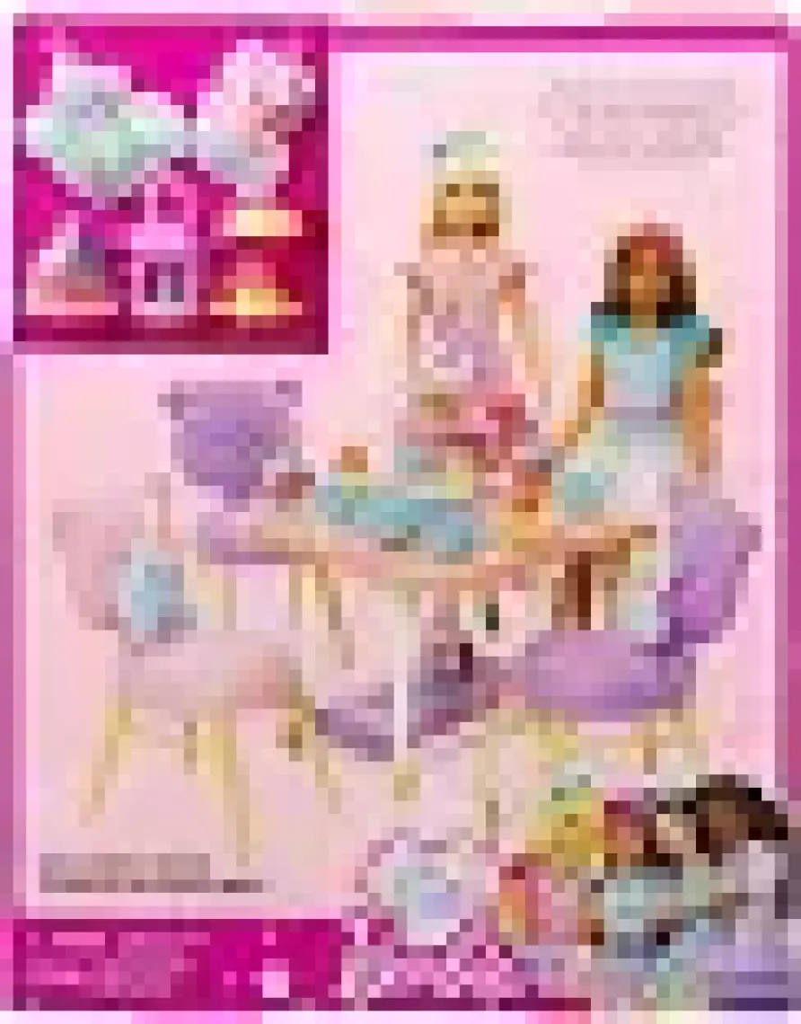 My First Barbie - İlk Barbie Bebeğim Çay Partisi Oyun Seti, 3 yaş ve üzeri, HMM65