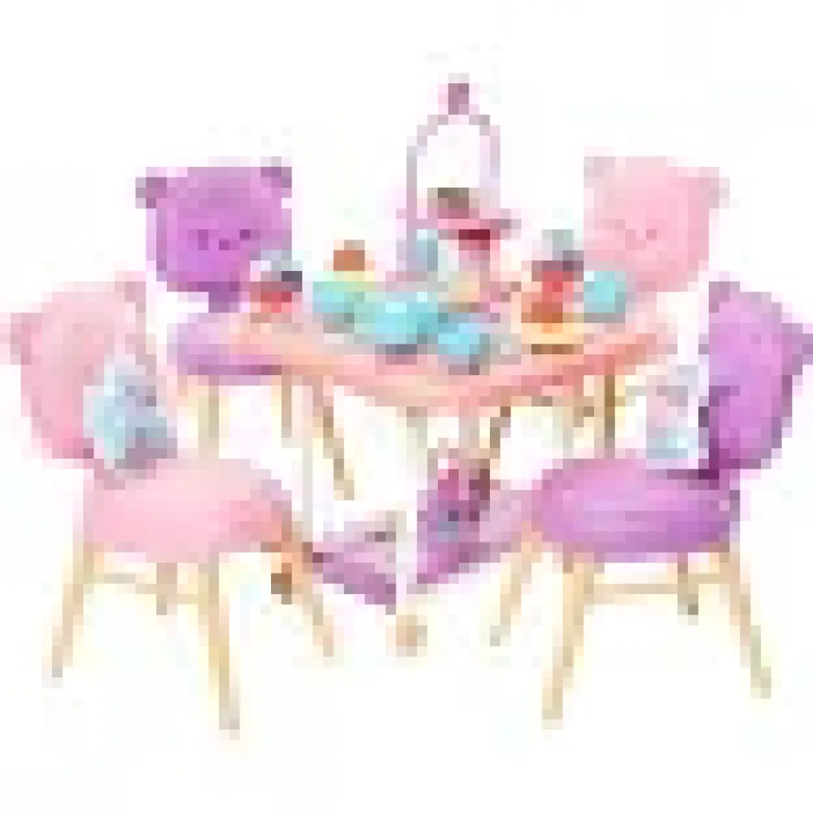 My First Barbie - İlk Barbie Bebeğim Çay Partisi Oyun Seti, 3 yaş ve üzeri, HMM65