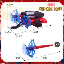Kids  Spiderman Ağ Atan Eldiven Set -  Ok Atan Örümcek Adam Eldiveni