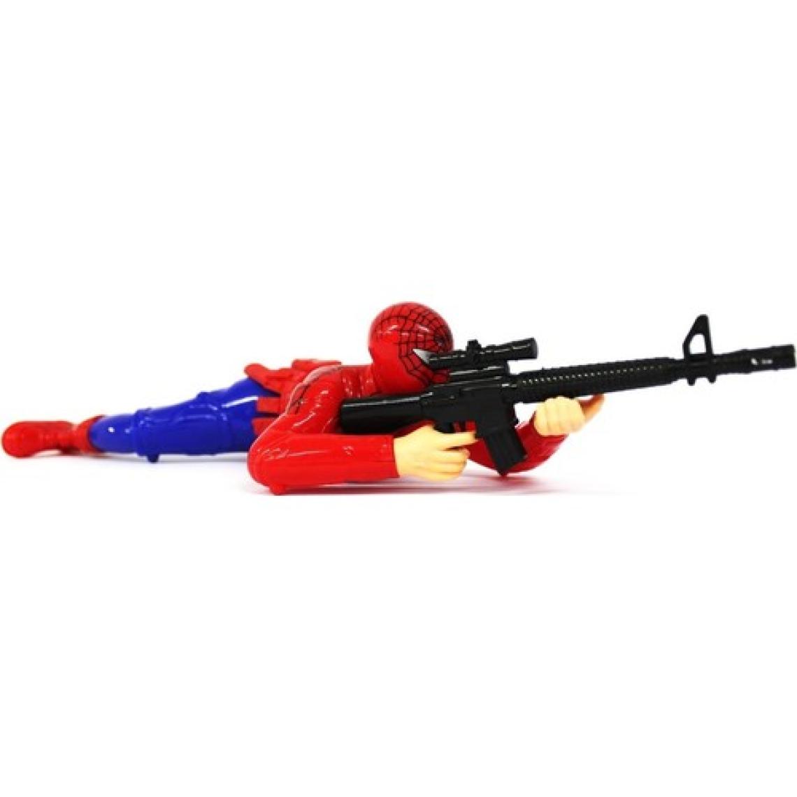 Kids Sesli Yerde Sürünen Asker Spiderman Oyuncak