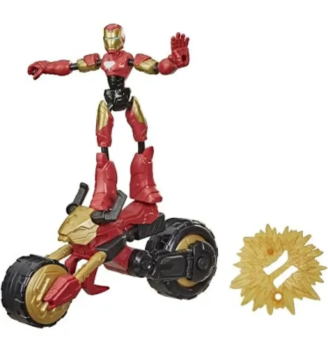Avengers Bend & Flex Iron Man ve Motosikleti