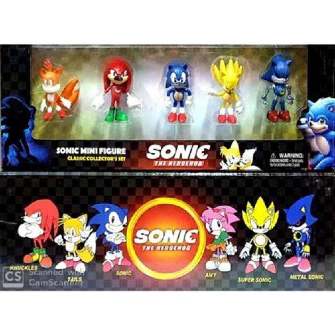 Smart Toys Kirpi Sonic Oyuncak Tails-Knuckles-Super Sonıc-Metal Sonıc-Sonic 5'li Figür Karakter Oyuncak Seti