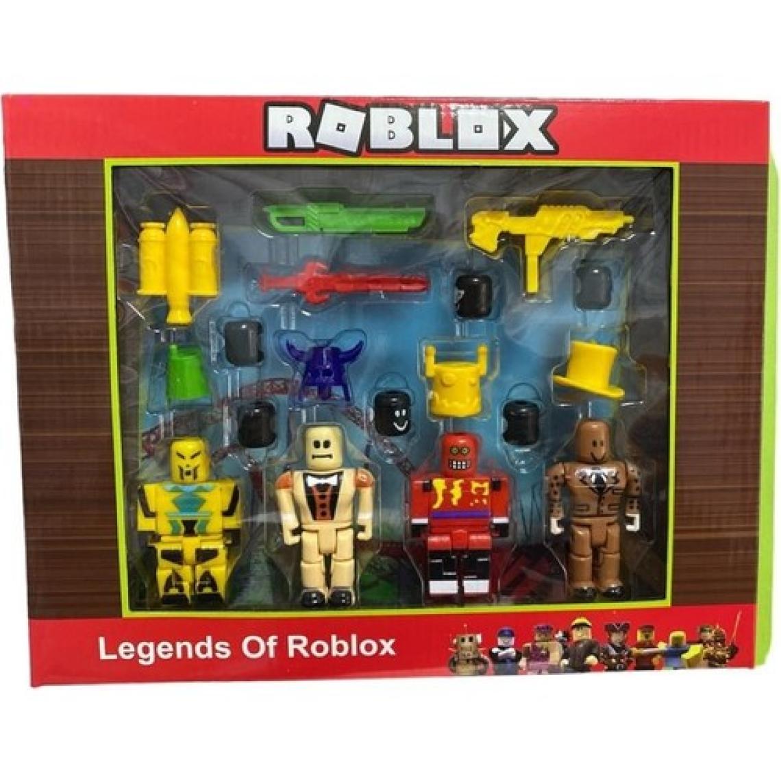 Roblox 17'li 4 Figür 13 Aksesuarlı Oyuncak Roblox Figür Seti