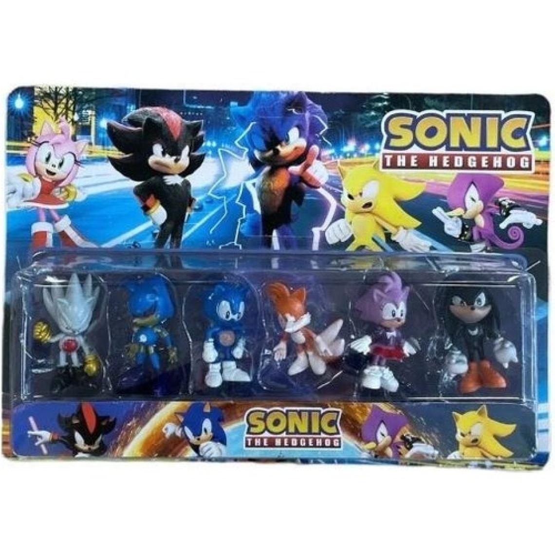 Sonic Oyuncak Süper Sonic Figür ve Arkadaşları 6lı Supersonic Metalsonic Figürleri