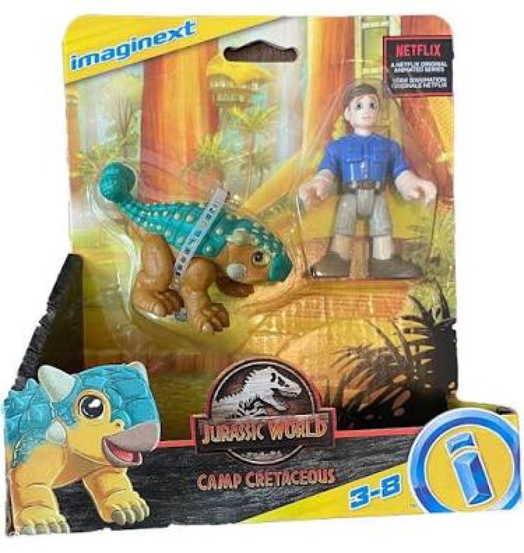 Imaginext Jurassic World Dinozor Figürleri FMX92 - Camp Cretaceous 2'li Figür