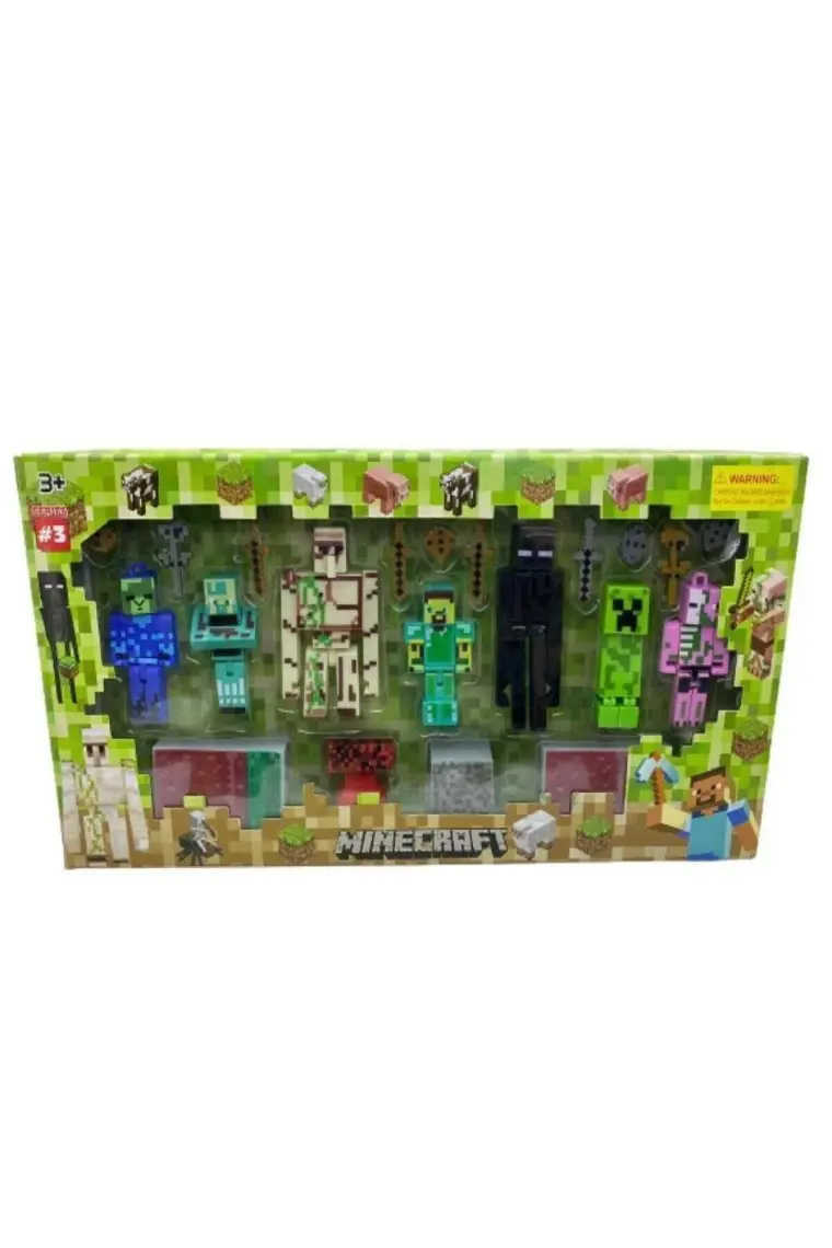 Minecraft 21 Parça Bol Aksesuarlı Set-Rgl