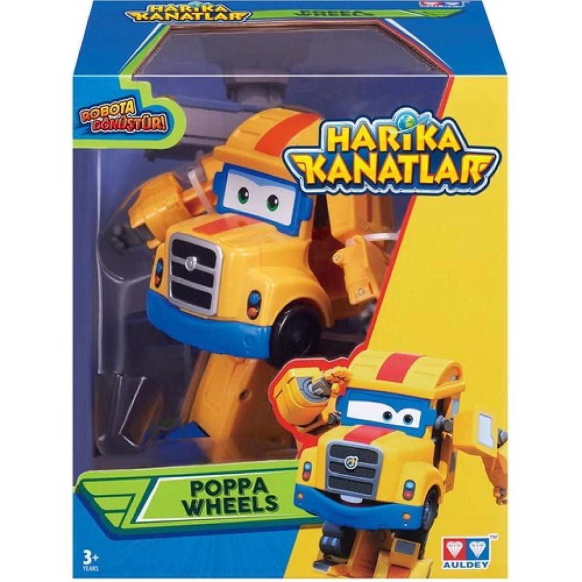 Harika Kanatlar Poppa Wheels (Büyük Boy) Dönüşen Tekli Figür