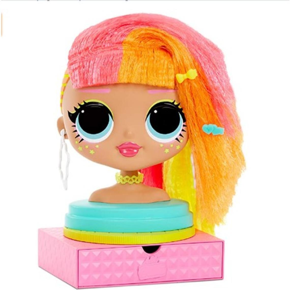 L.O.L. Surprise OMG Çok Gizli Bebekler L.O.L. Büst Styling Head Neonlicious
