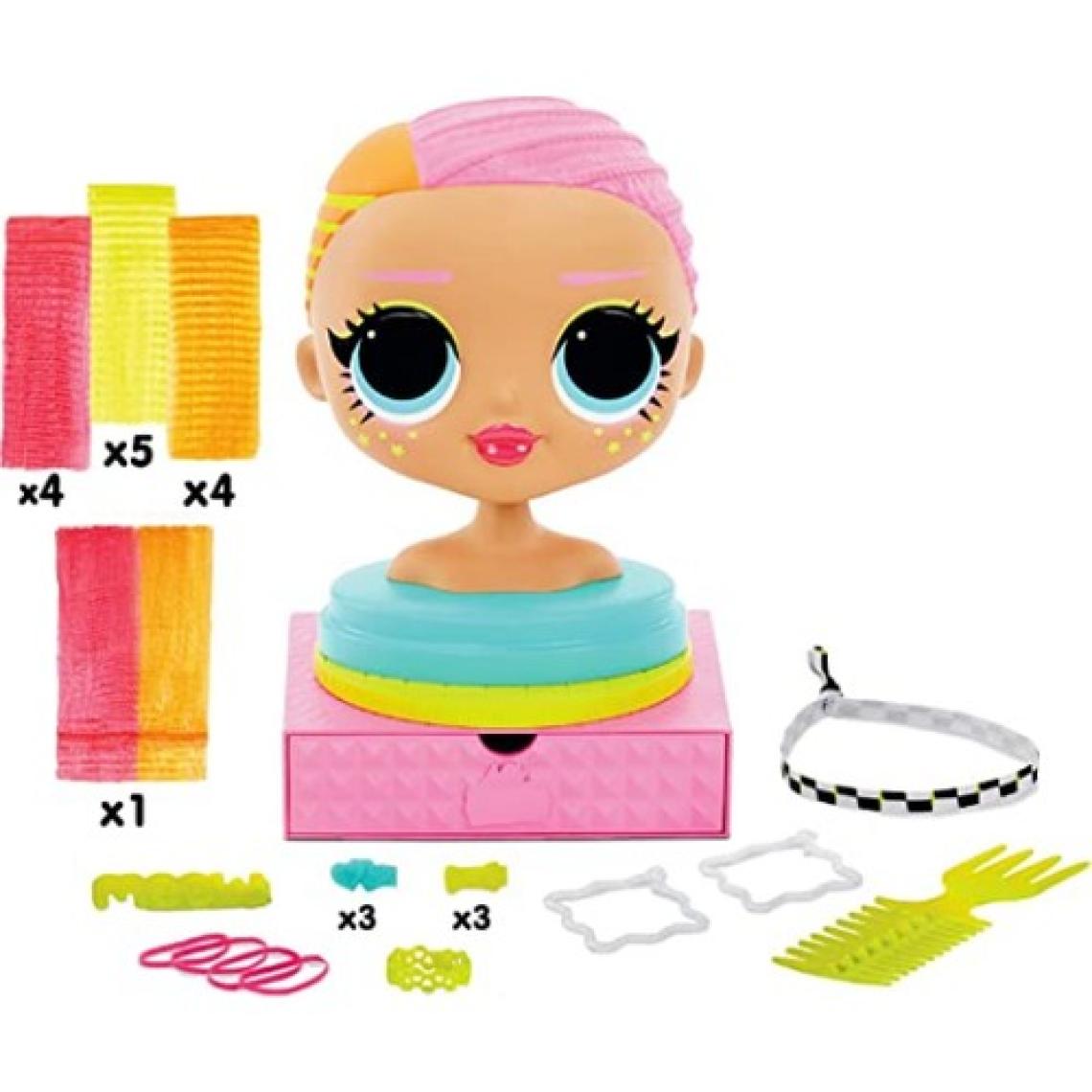 L.O.L. Surprise OMG Çok Gizli Bebekler L.O.L. Büst Styling Head Neonlicious