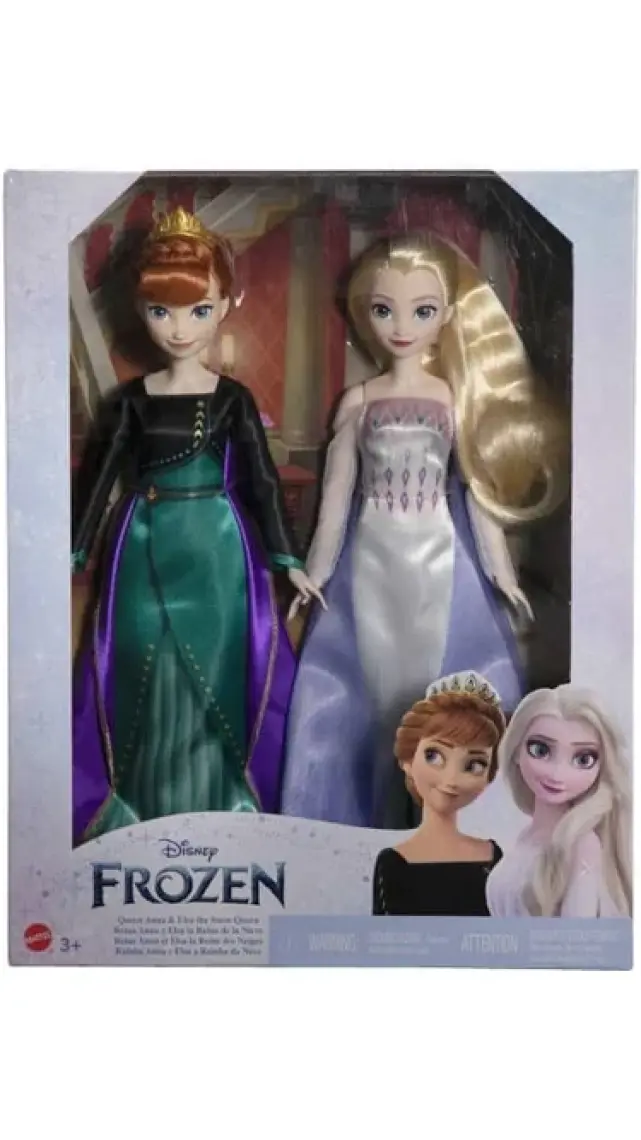 Dısney Karlar Ükesi Prensesleri Anna ve Elsa (2'li