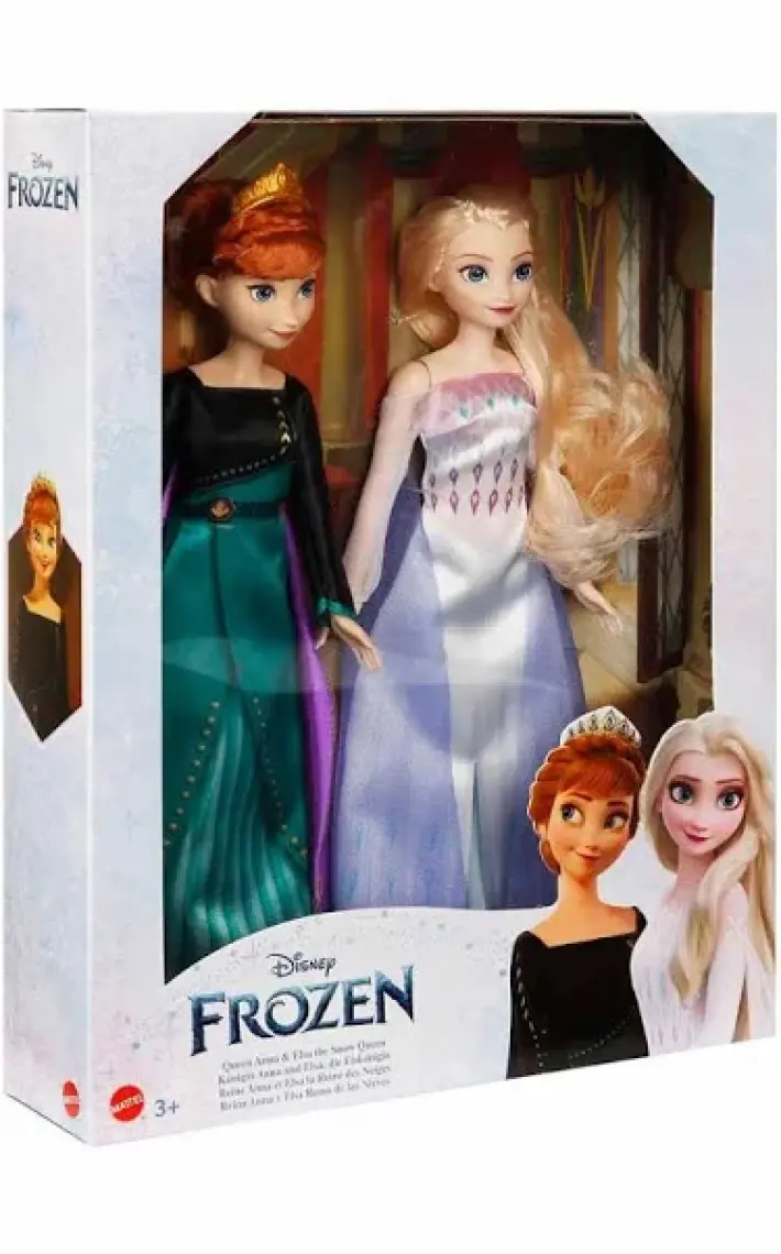 Dısney Karlar Ükesi Prensesleri Anna ve Elsa (2'li