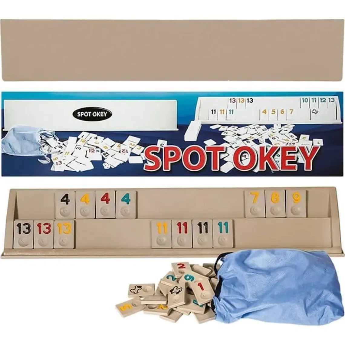 Eser Spot Plastik Okey Takımı Büyük Boy.