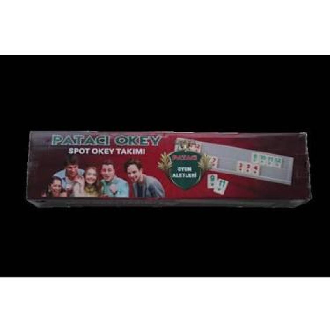 Flash Patacı Plastik Okey Takımı Plastik Taşlı