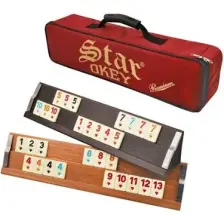 Star Premium Çantalı Ahşap Okey Takımı