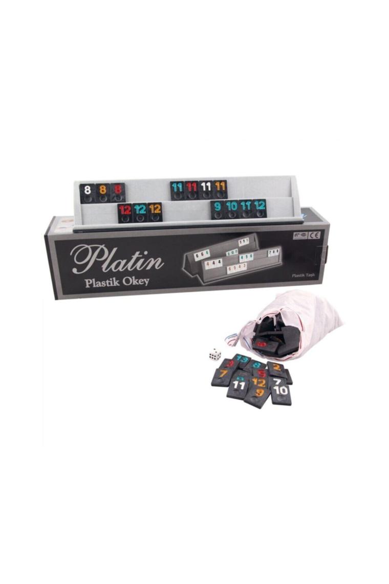 Platin Plastik Okey Takımı