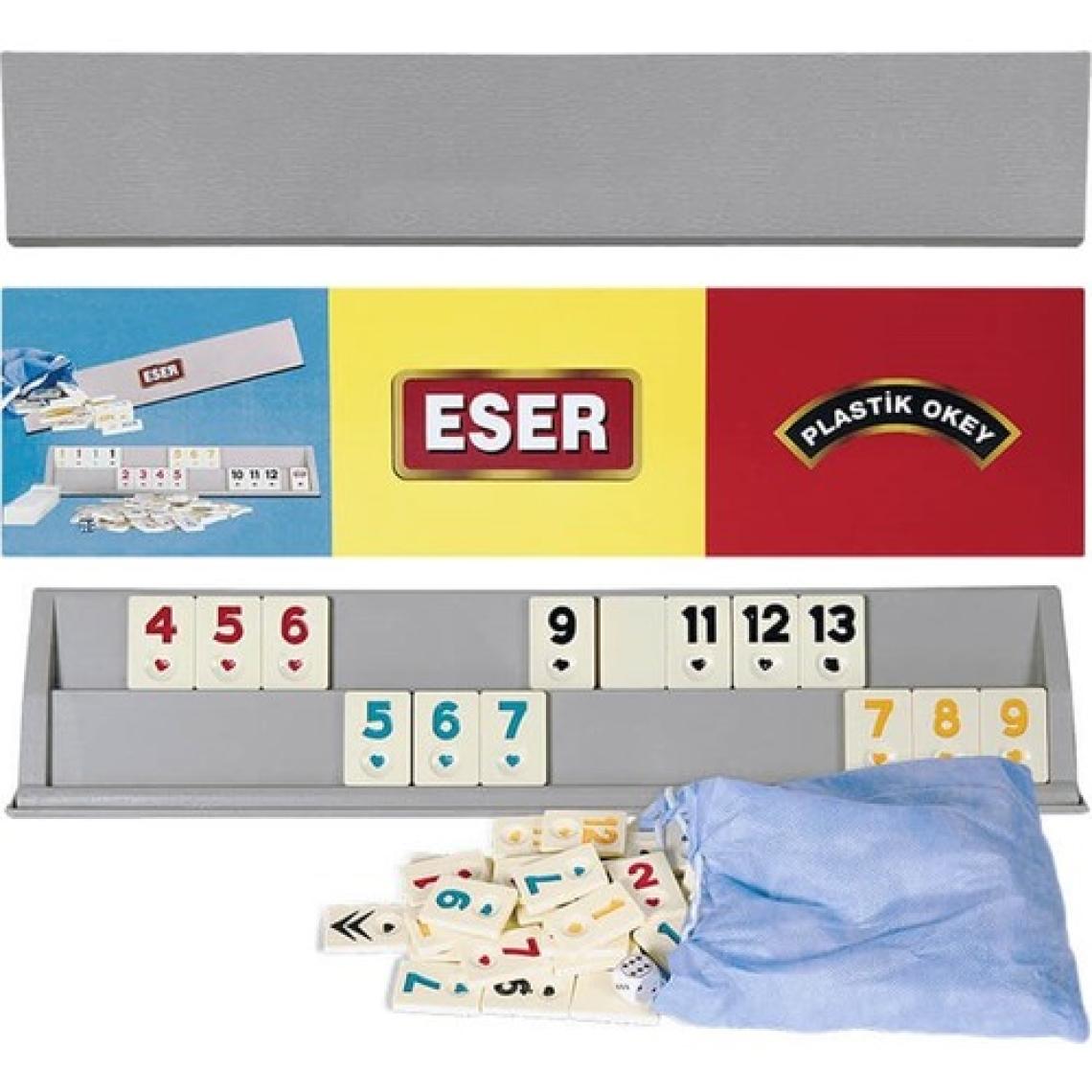 Eser Plastik Okey Takımı Büyük Boy.