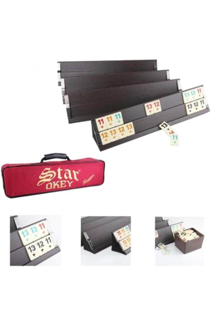 Star Okey 1010365 Premıum Ahsap Okey Cantalı