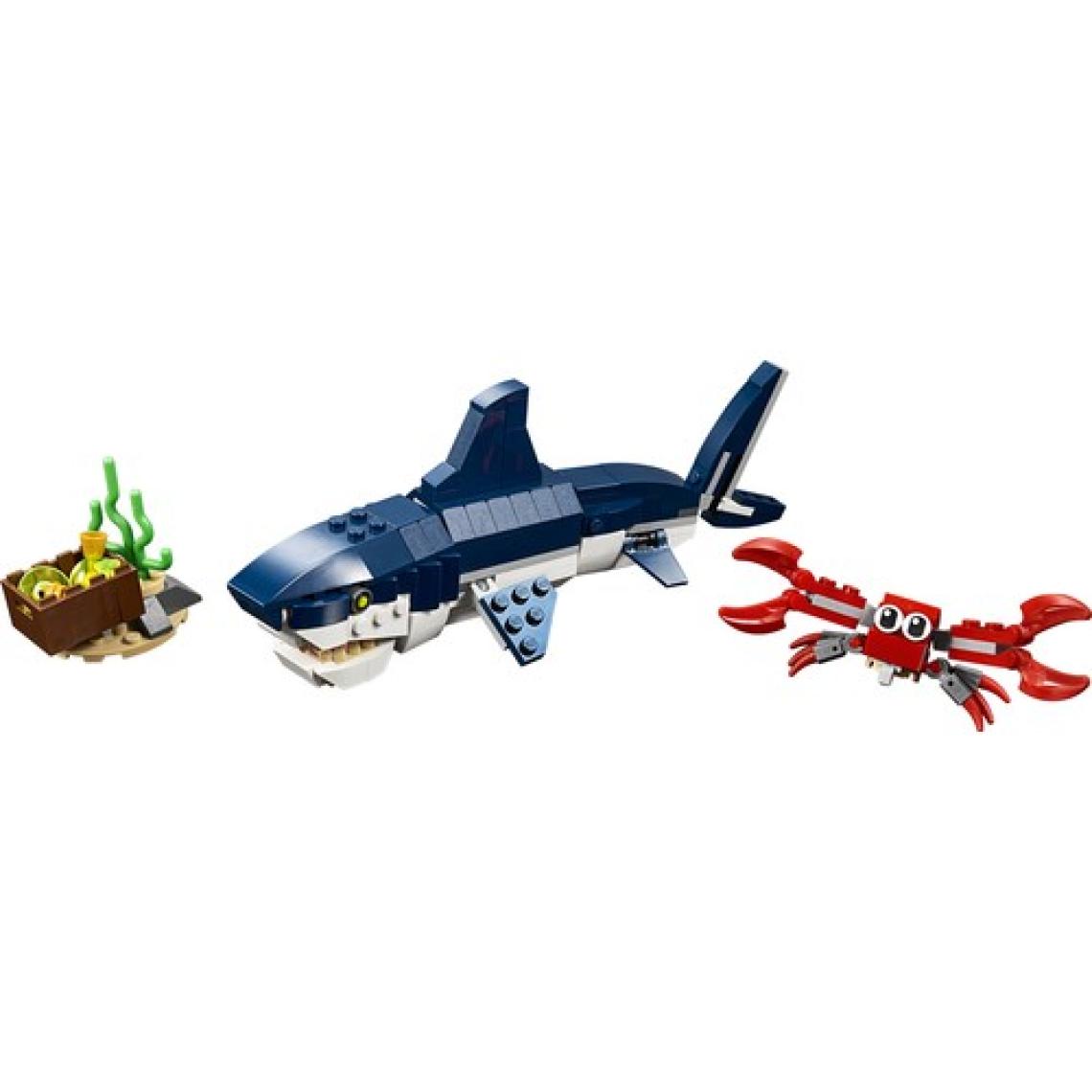LEGO® Creator 3#ü 1 arada Derin Deniz Yaratıkları 31088- 7  Yaş ve Üzeri Deniz Seven Çocuklar İçin Yaratıcı Yapım Seti (230 Parça)