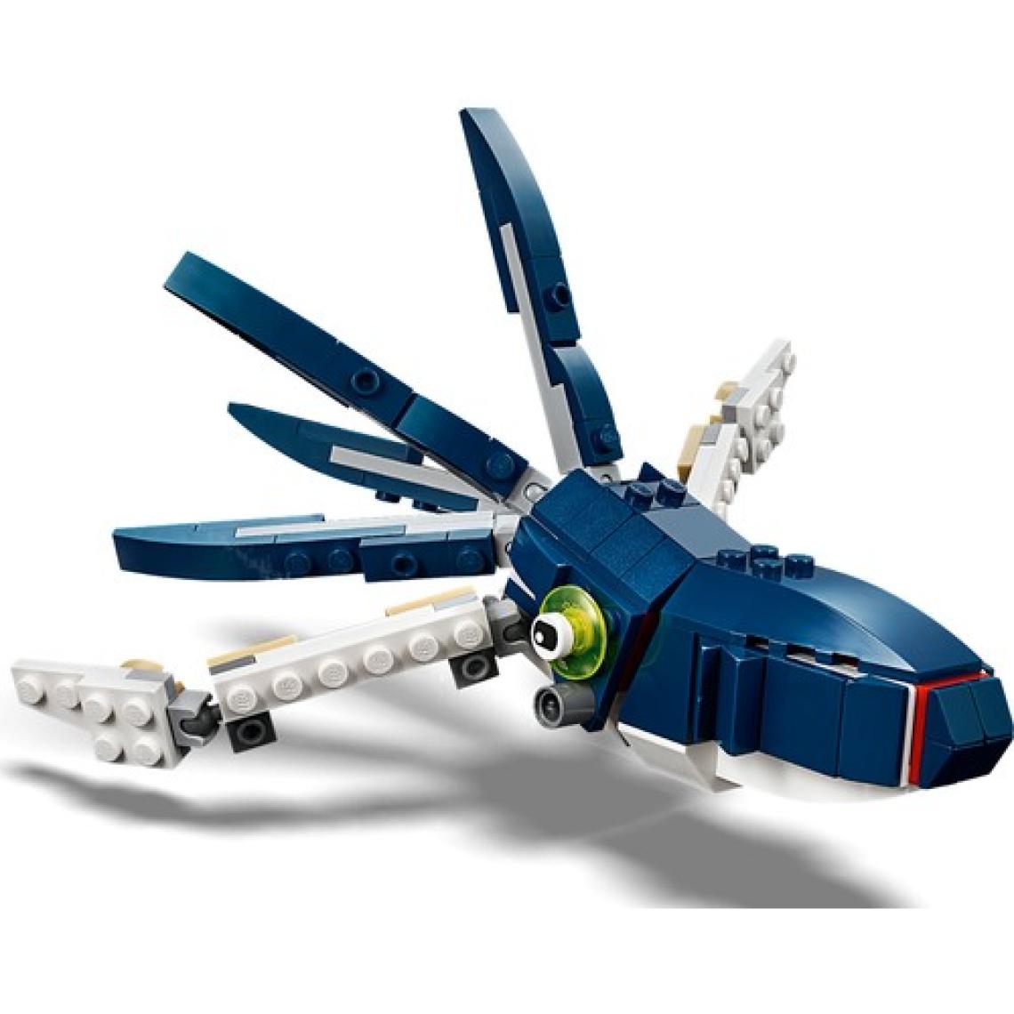 LEGO® Creator 3#ü 1 arada Derin Deniz Yaratıkları 31088- 7  Yaş ve Üzeri Deniz Seven Çocuklar İçin Yaratıcı Yapım Seti (230 Parça)