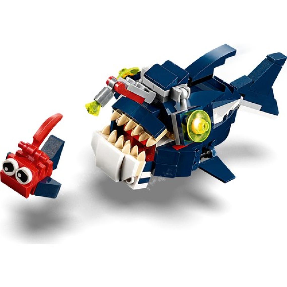 LEGO® Creator 3#ü 1 arada Derin Deniz Yaratıkları 31088- 7  Yaş ve Üzeri Deniz Seven Çocuklar İçin Yaratıcı Yapım Seti (230 Parça)
