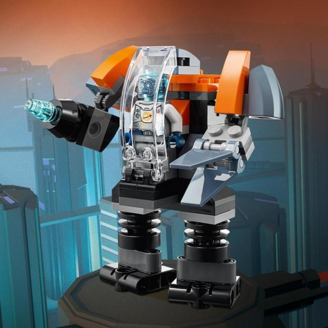 LEGO Creator 3#ü 1 Arada Siber İnsansız Hava Aracı 31111 - 6 Yaş ve Üzeri Çocuklar İçin Siber İnsansız Hava Aracı; Siber Robot ve Siber Motosiklet İçeren Yaratıcı Oyuncak Yapım Seti (113 Parça)