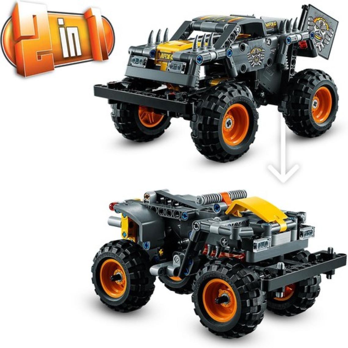 LEGO Technic Monster Jam® Max-D® 42119 - Çocuklar için Canavar Kamyon Oyuncak Yapım Seti (230 Parça)
