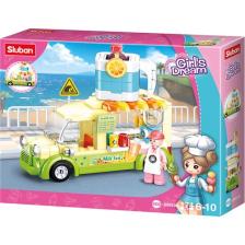 Sluban Girls Dream Yemek Arabası - Süt 174 Parça