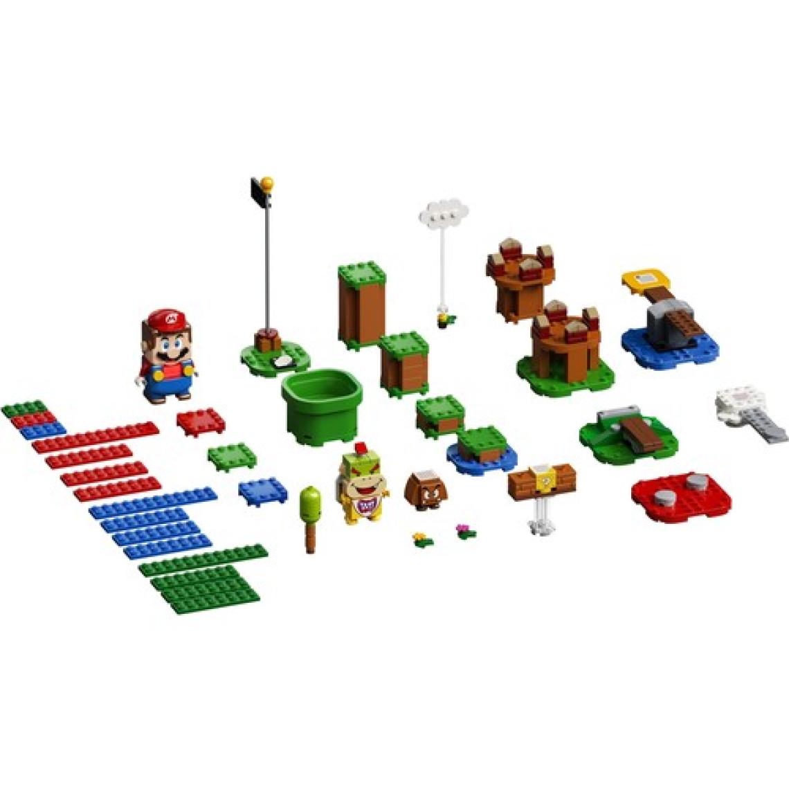 LEGO® Super Mario™ Mario ile Maceraya Başlangıç Seti 71360 - 6 Yaş ve Üzeri Çocuklar İçin Mario™; Bowser Jr. ve Goomba Minifigürleri İçeren Koleksiyonluk Yaratıcı Oyuncak Yapım Seti(231 Parça)
