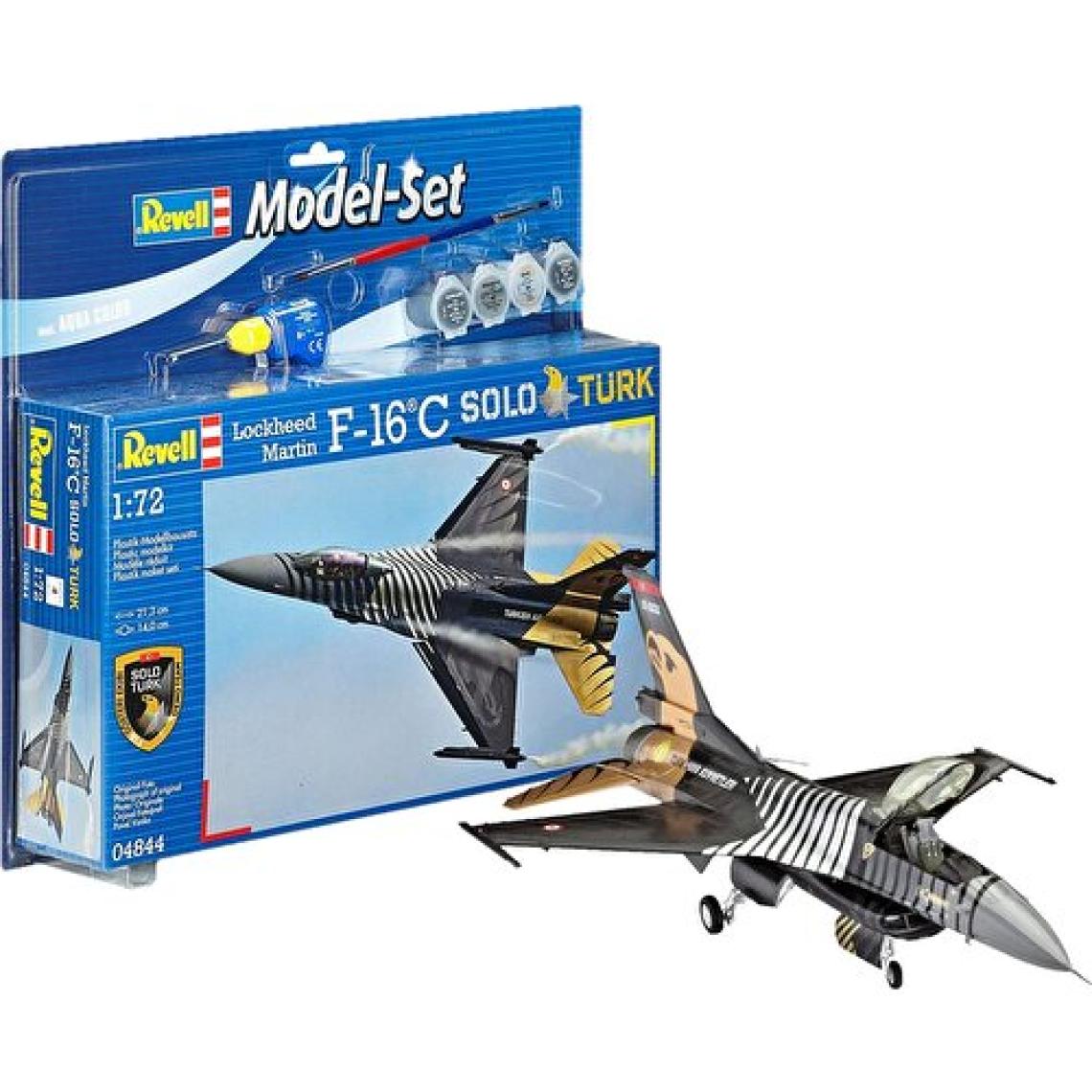 Revell Solo Türk F-16C Model Set Maket 1:72