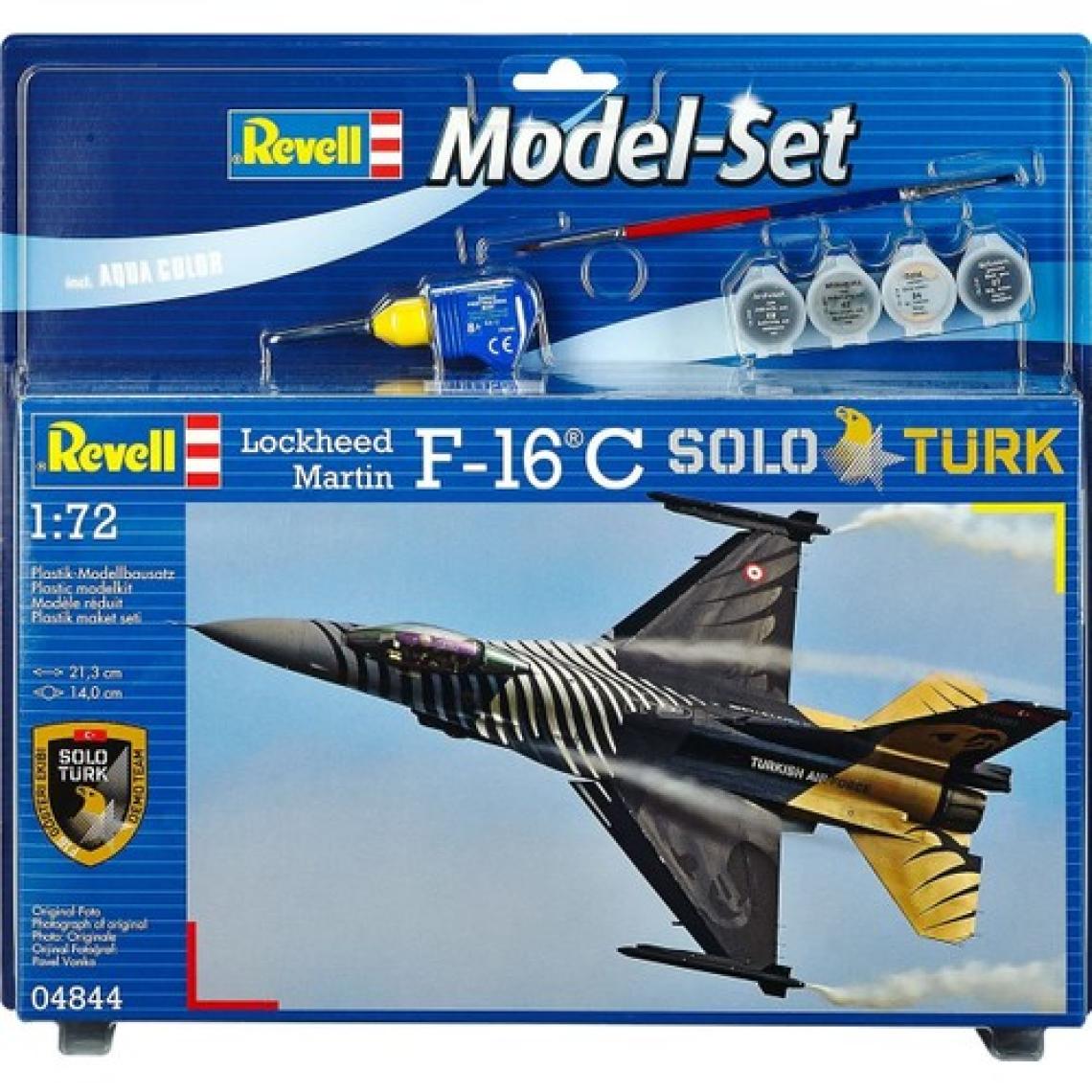 Revell Solo Türk F-16C Model Set Maket 1:72