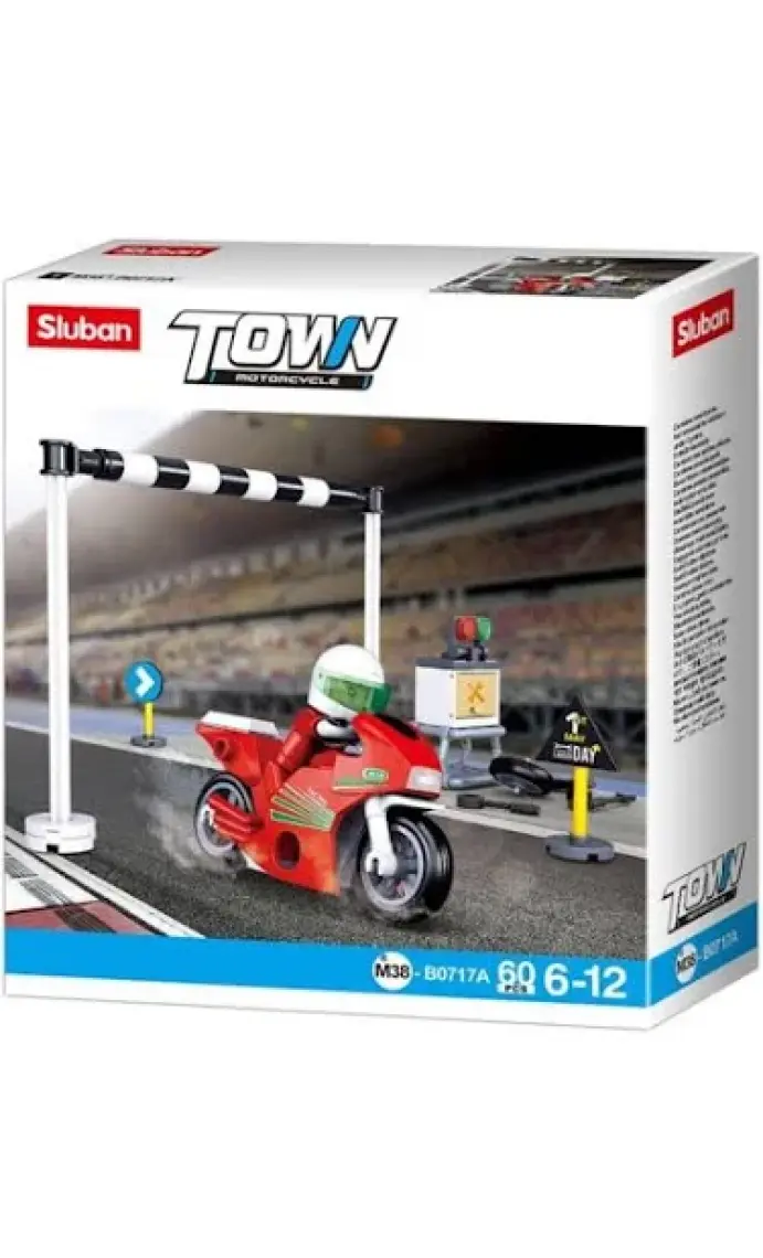 Sluban Town Yarış Motoru 60 Parça