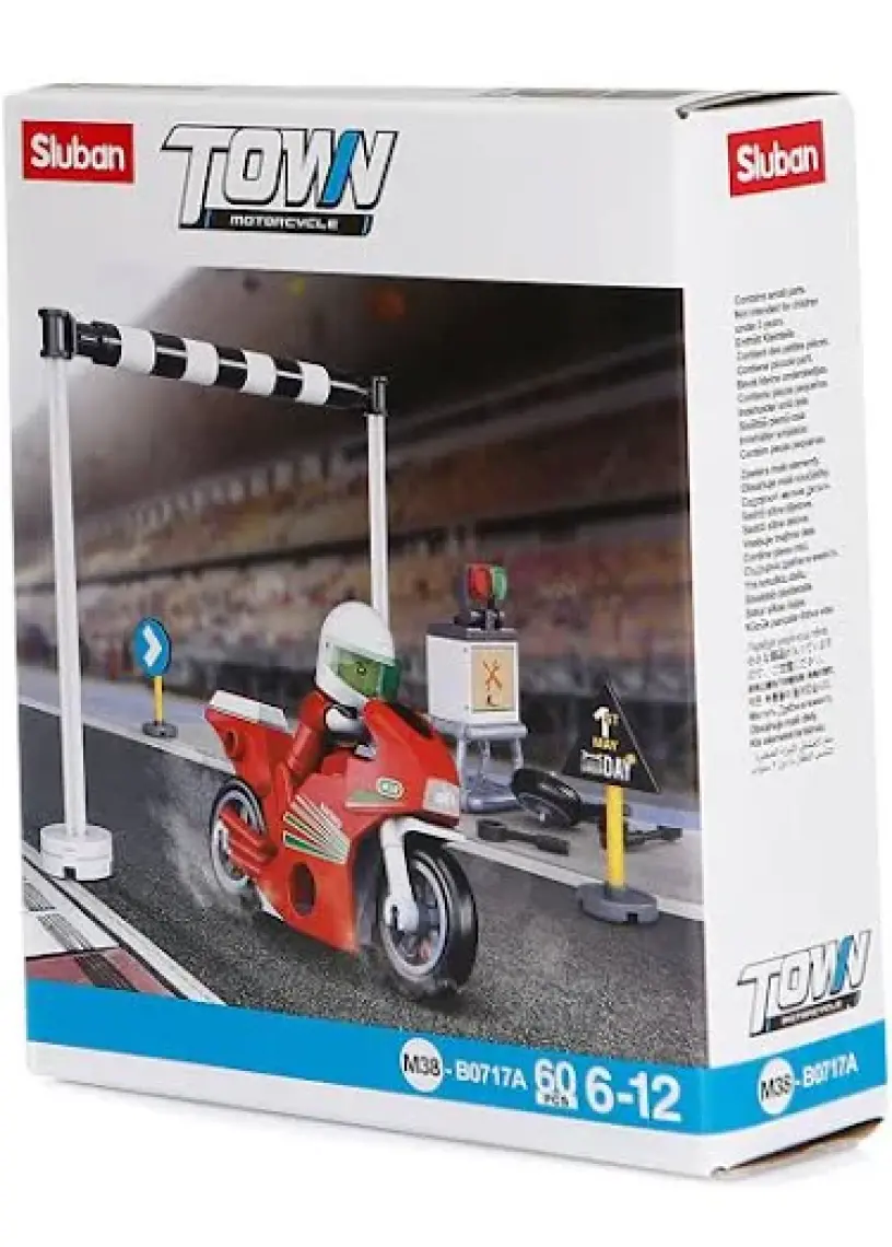 Sluban Town Yarış Motoru 60 Parça