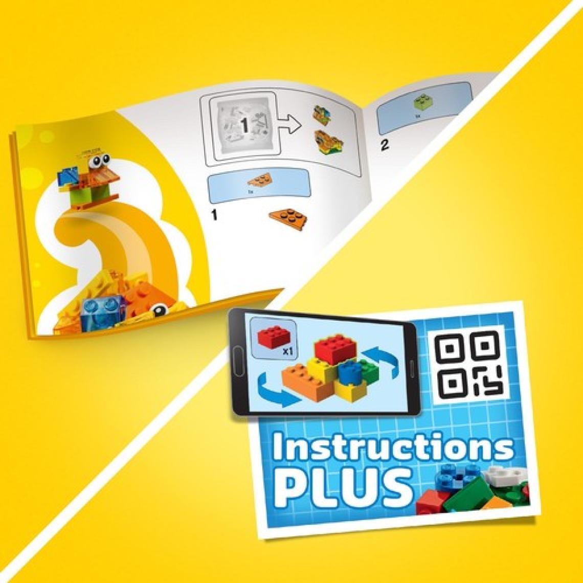 LEGO® Classic Yaratıcı Şeffaf Yapım Parçaları 11013 - 4 Yaş ve Üzeri Çocuklar İçin Şeffaf Yapım Parçaları İçeren Yaratıcı Oyuncak Yapım Seti (500 Parça)