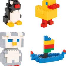 Pilsan 504 Parça Mikro Bloklar Serisi Mini Set