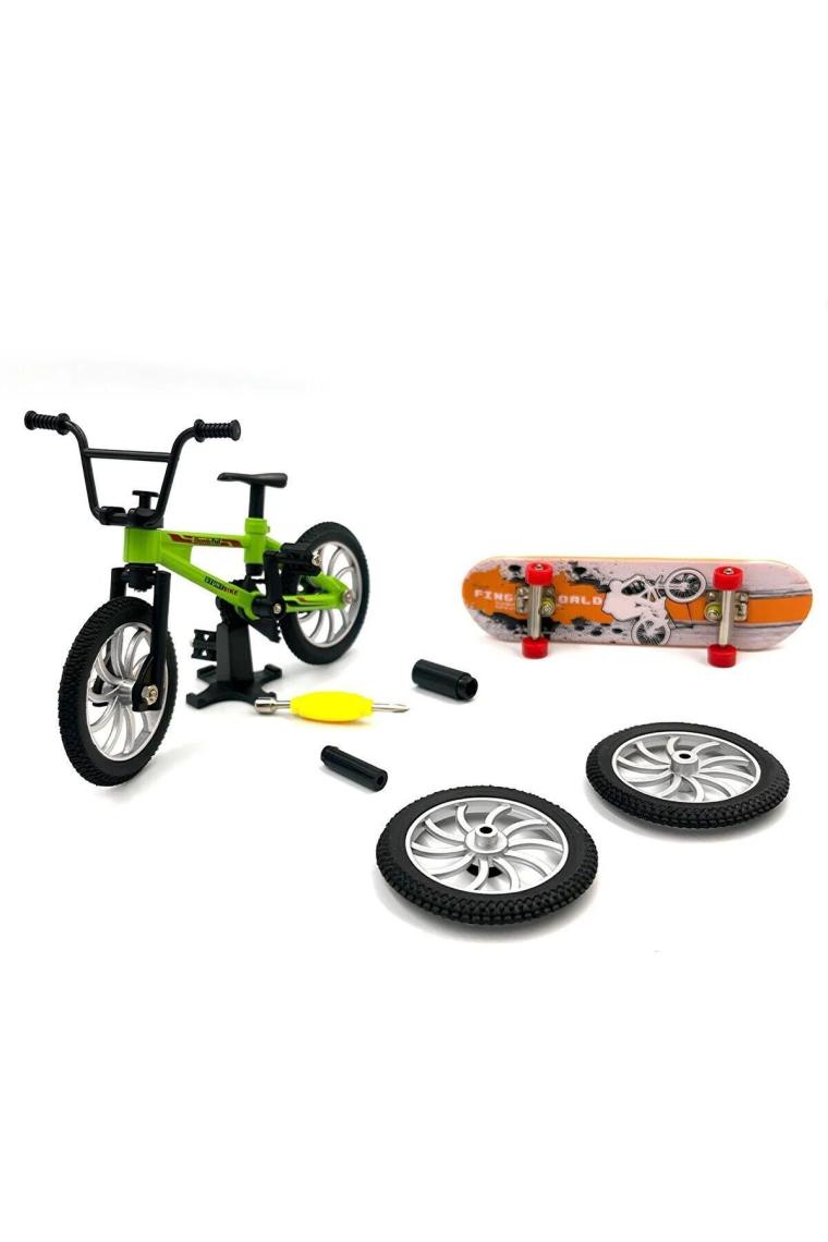 LRS Store Donbful Finger Skateboard Parmak Kaykay ve Bisiklet Oyun Seti Aksesuarlı