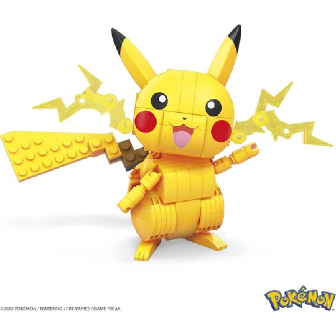 MEGA Construx™ Pokémon - 6 Yaş Ve Üzeri İçin İdeal Yapı Oyuncakları, 211 Parça, 10 cm - Pikachu GMD31